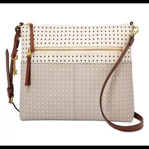 Fossil crossbody purse w/ matching wallet (used)